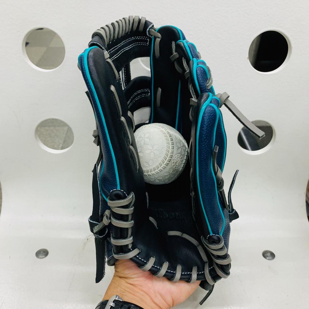 ウイルソン　WBW103878　軟式用　ソフト用　オールラウンド用　型付け済み