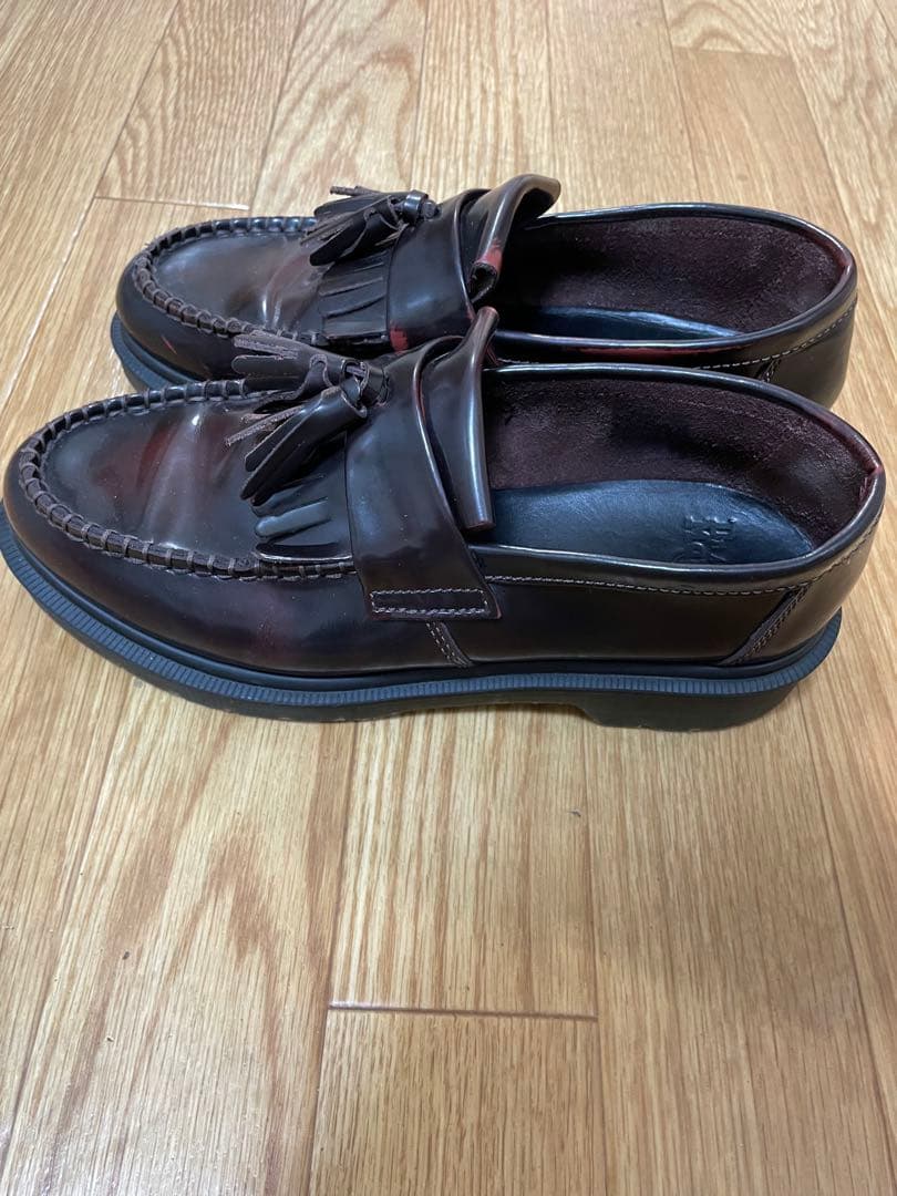 Dr. Martens エイドリアン　タッセルローファー　チェリーレッド