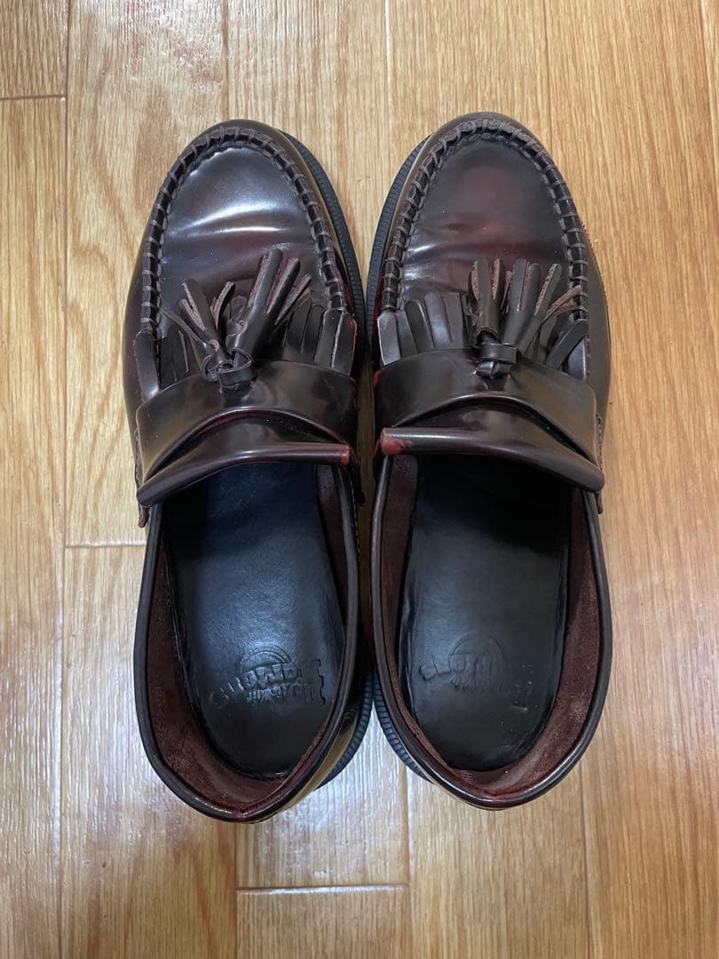 Dr. Martens エイドリアン　タッセルローファー　チェリーレッド