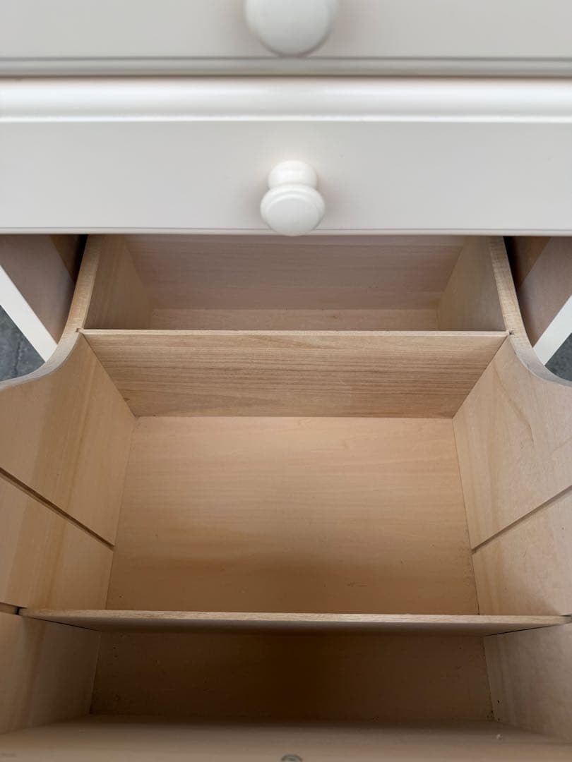 カリモク karimoku デスクワゴン 鍵なし 補助天板付き