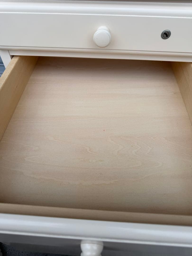 カリモク karimoku デスクワゴン 鍵なし 補助天板付き