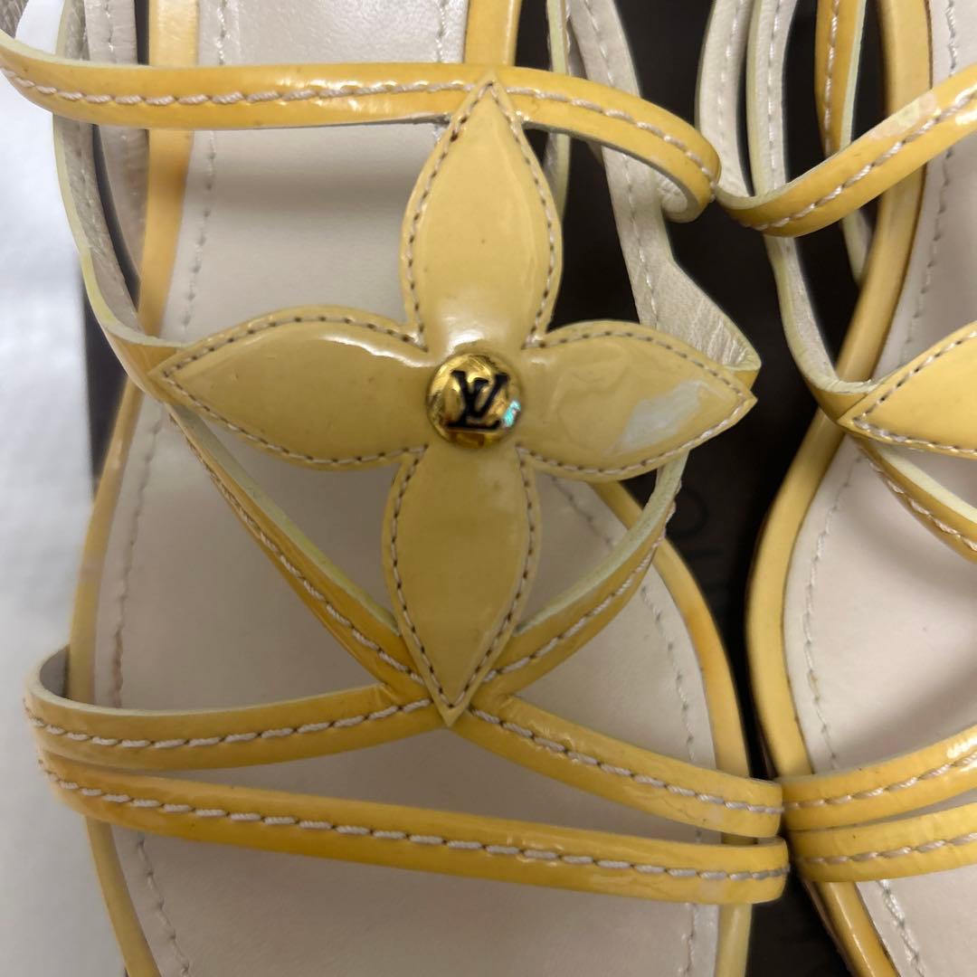 ルイヴィトン イエローサンダル 371/2