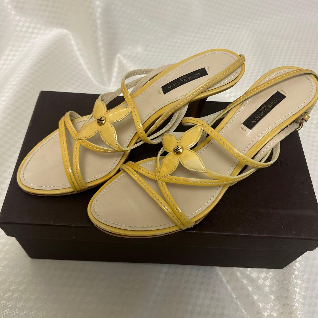 ルイヴィトン イエローサンダル 371/2