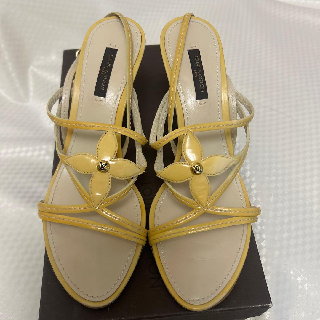 ルイヴィトン イエローサンダル 371/2