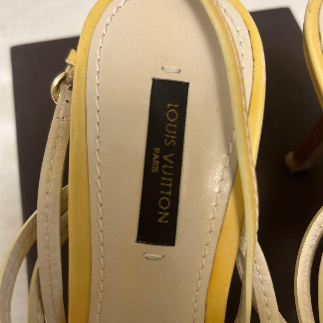 ルイヴィトン イエローサンダル 371/2