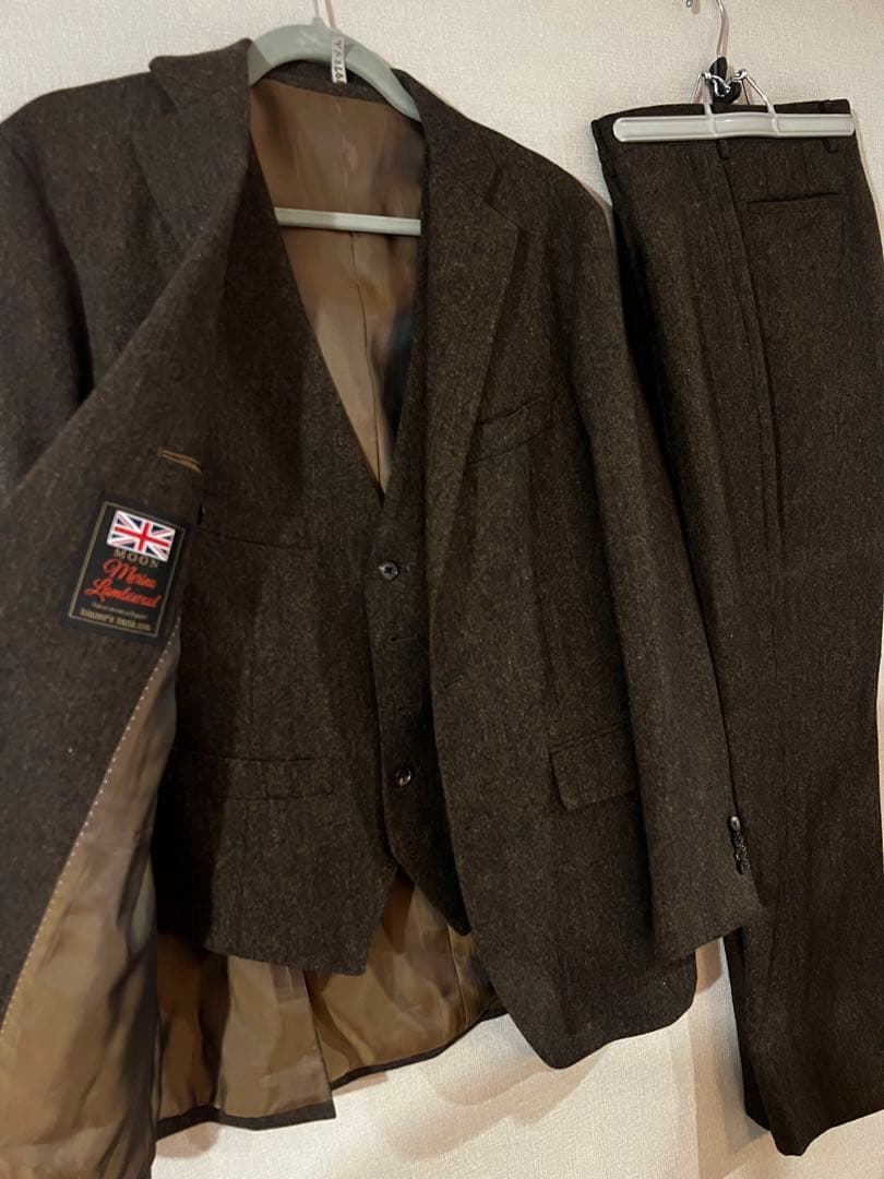 【定価7万円】スーツ一式 ブラウン スリーピース