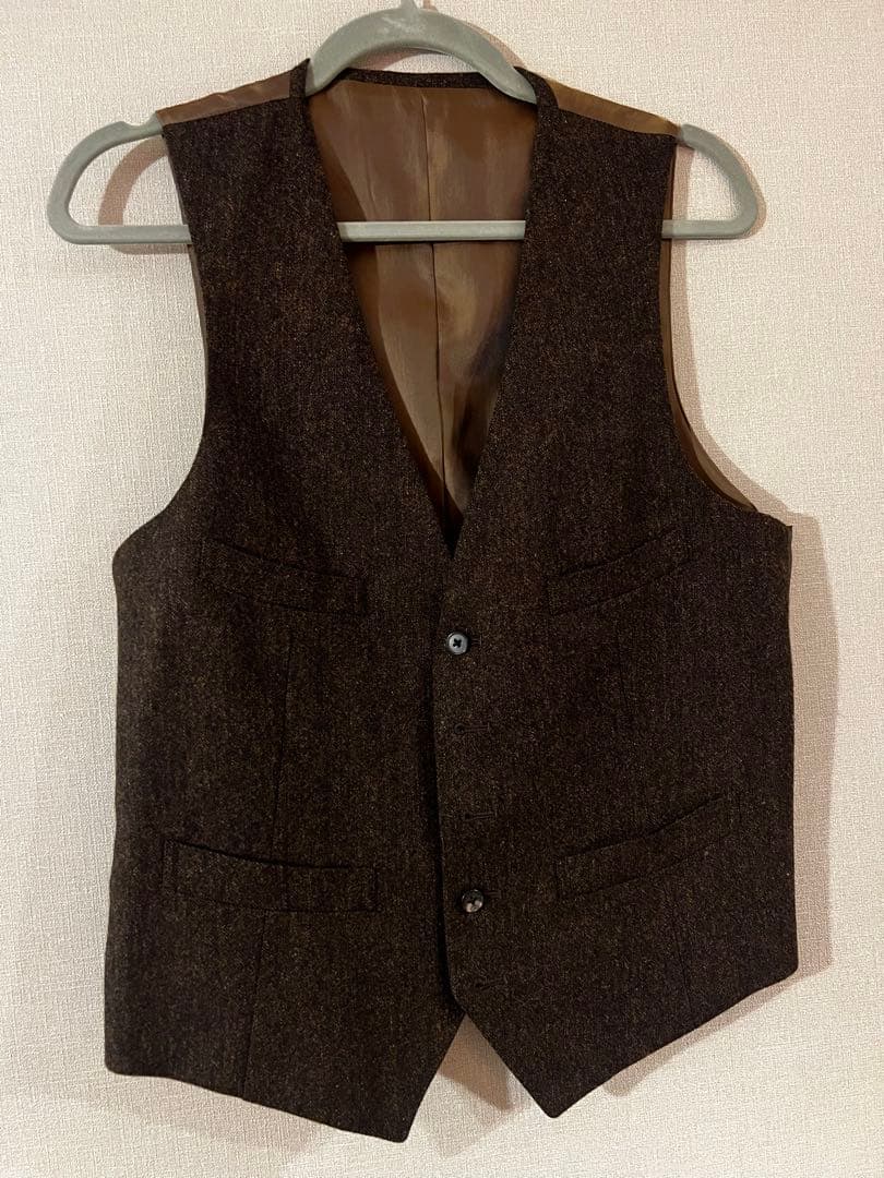 【定価7万円】スーツ一式 ブラウン スリーピース