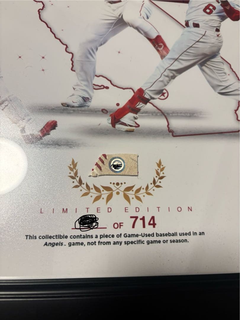 大谷翔平 実使用 エンゼルス 限定 MLB fanatics