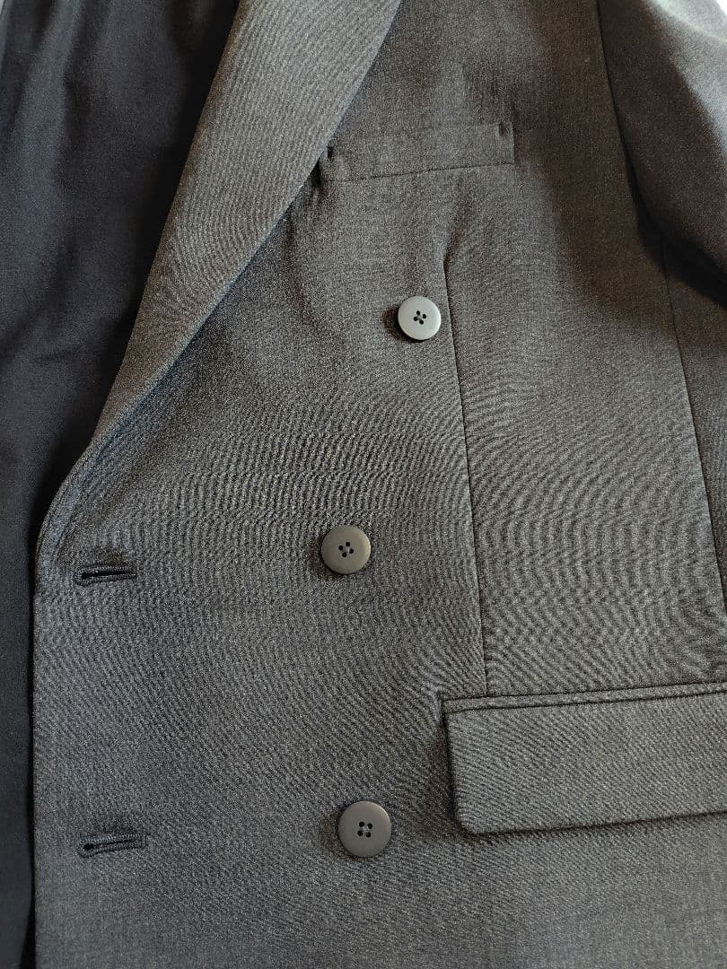 uncrave ／アンクレイヴ／テーラードジャケット ダブルL〜XLグレー004