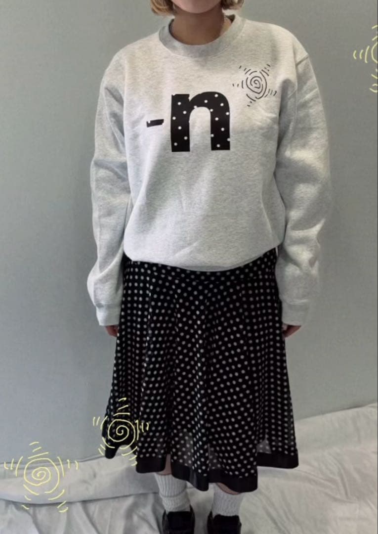 nouw. スウェット M \"Mars angel \"Ash