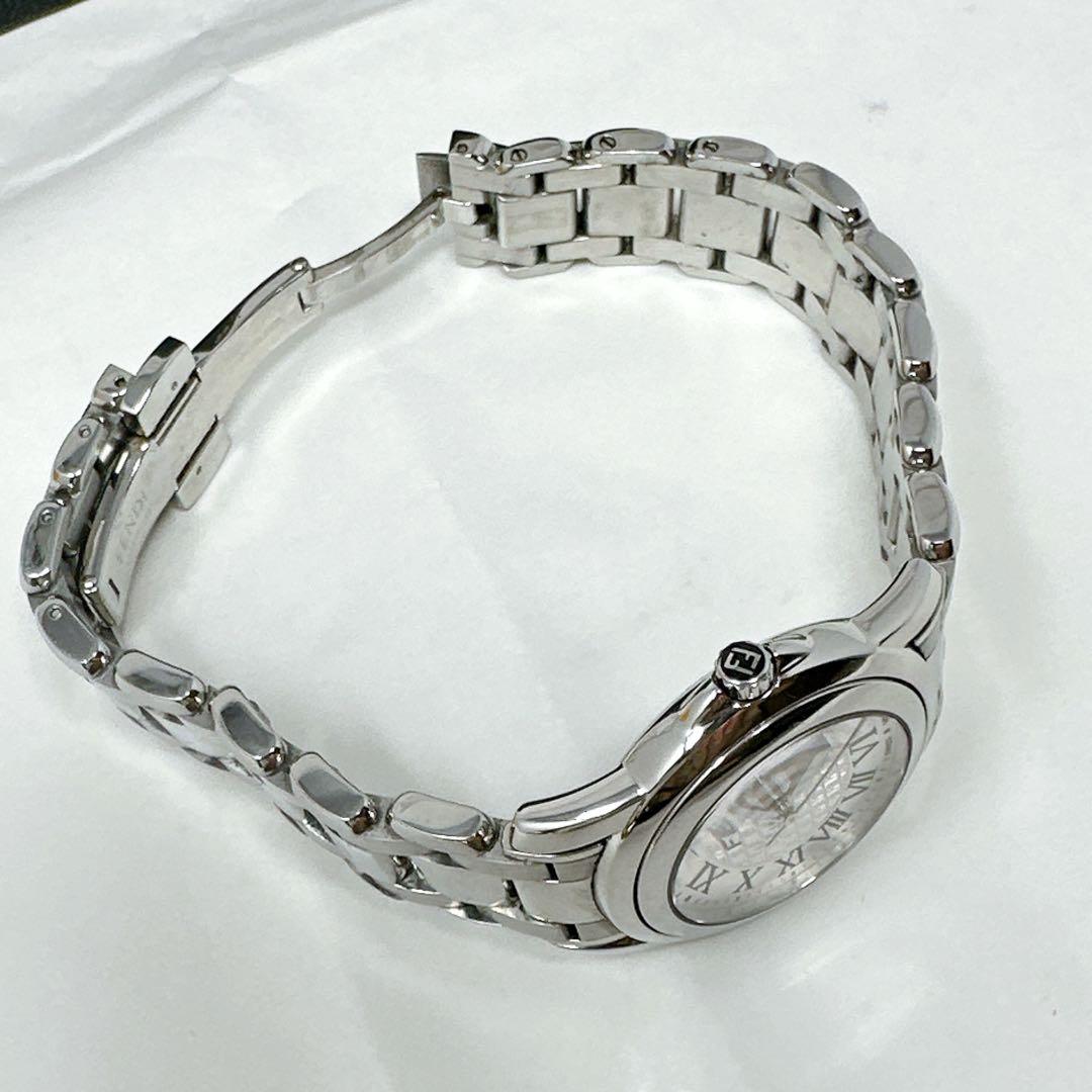 新品電池 FENDI 腕時計 ズッカ FF デイト ローマン 2200L 付属品