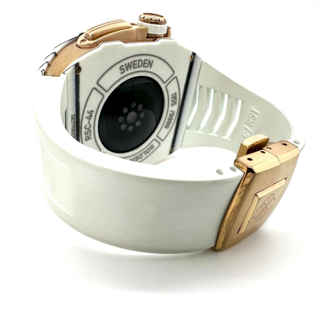 M4018 ゴールデンコンセプト ウォッチケース SS×ラバー 替ベルトあり