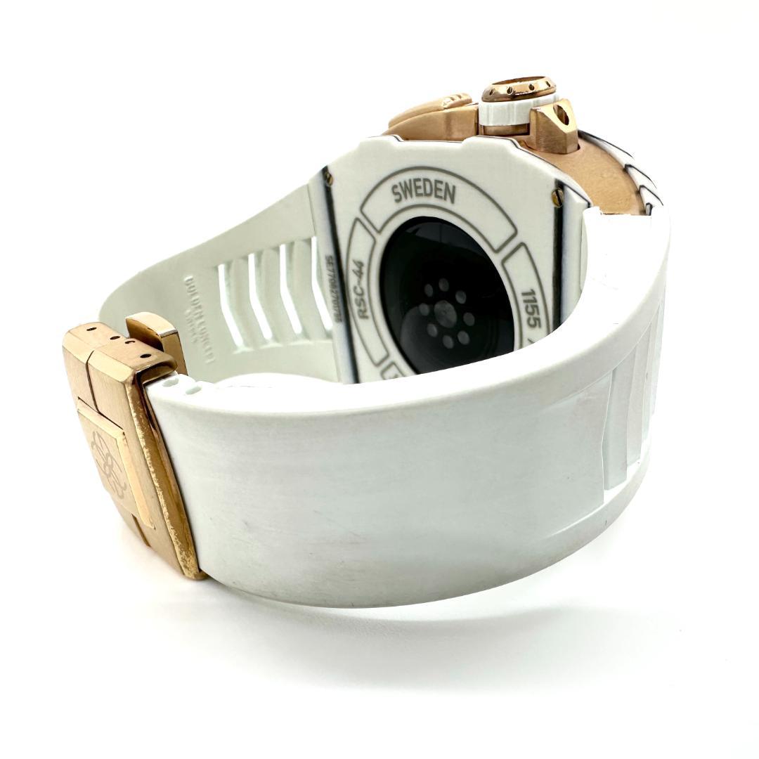 M4018 ゴールデンコンセプト ウォッチケース SS×ラバー 替ベルトあり