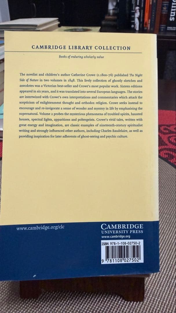 洋書 The Night Side of Nature, Volume 2