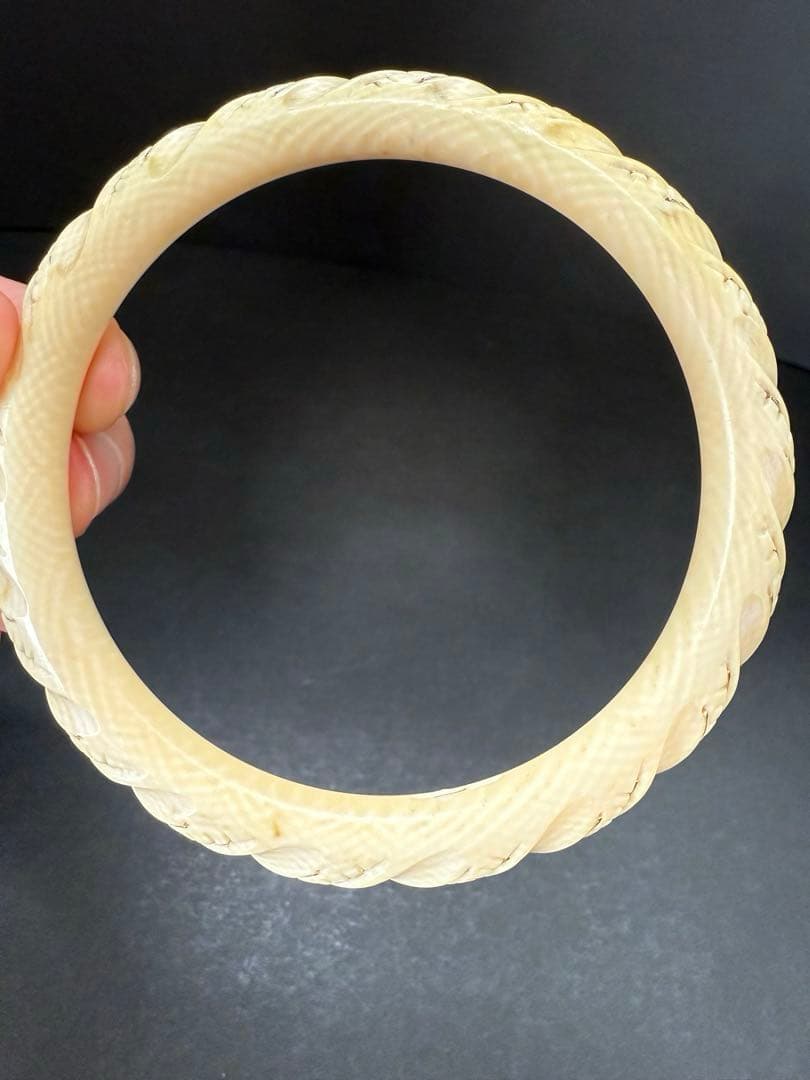極上　バングル　刻印585? 天然素材 骨董　美術品　アンティーク