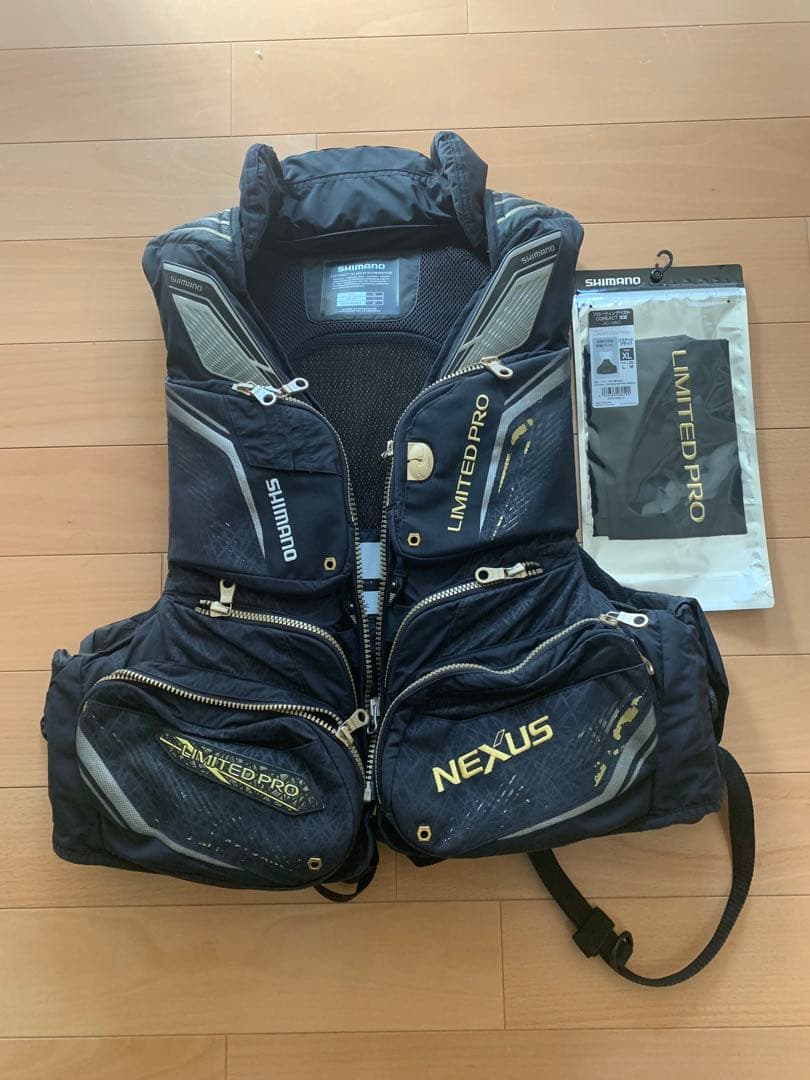 SHIMANO LIMITED PRO ライフジャケット XL 中古品