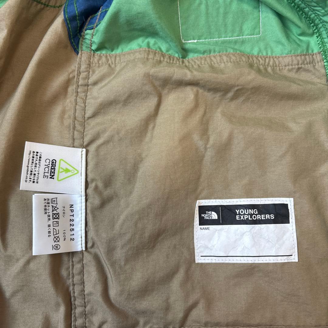 新品 ノースフェイス グランド コンパクトジャケット ウィンドブレーカー 100