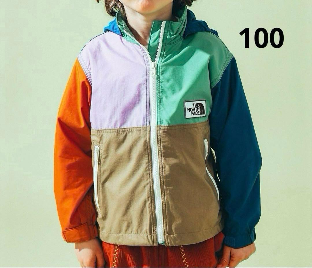 新品 ノースフェイス グランド コンパクトジャケット ウィンドブレーカー 100