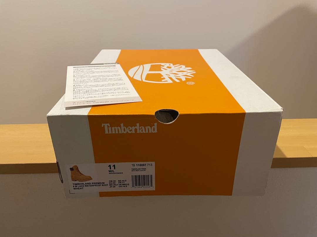 ティンバーランド　イエローブーツ　6インチプレミアムブーツ　29cm