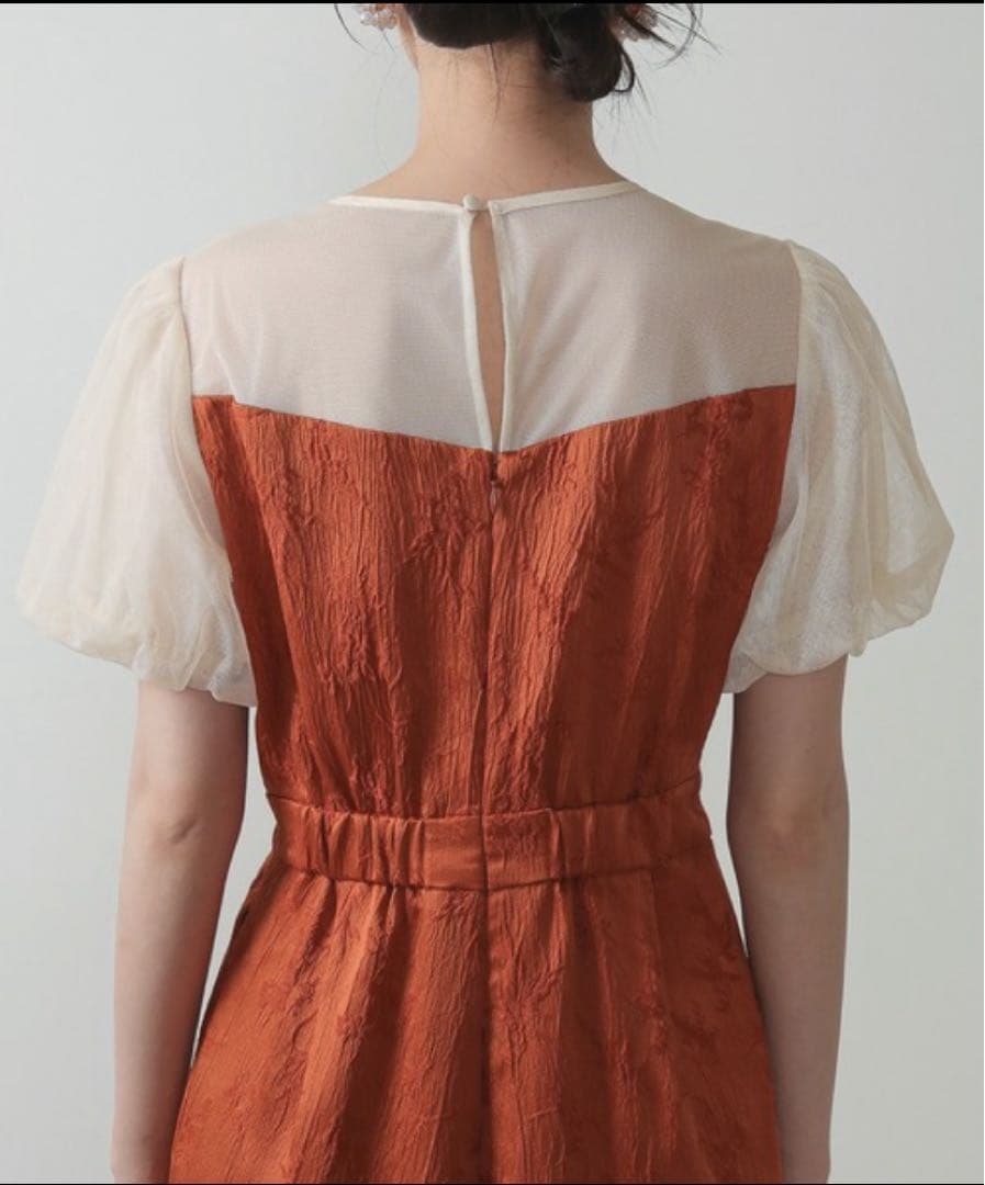 【ミント様】kana チュール パフスリーブ オールインワン