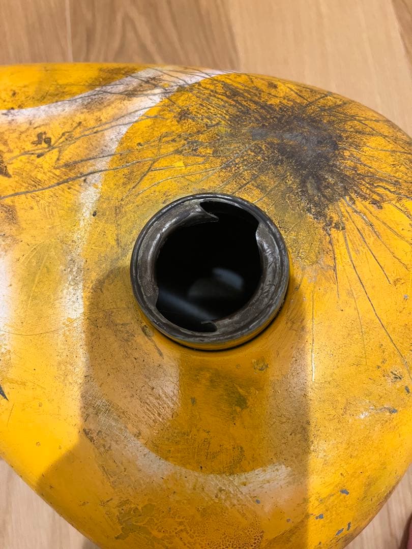 harleydavidson shovel panheadイエローフレームタンク