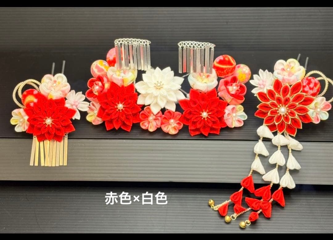 ハルちゃんママさま専用 七五三髪飾りセット 7-16