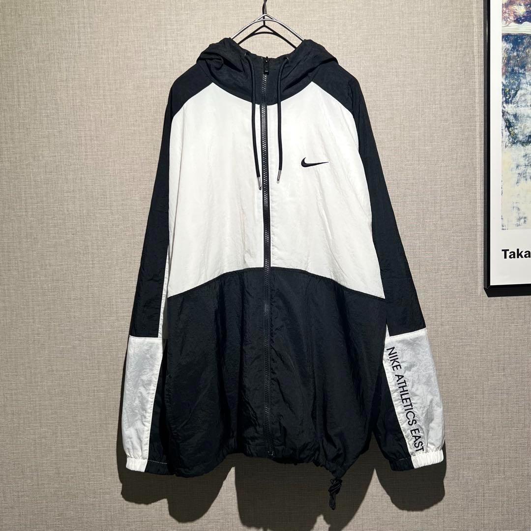 NIKE ナイロンセットアップ ジャージ ウィンドブレーカー パーカー ブラック