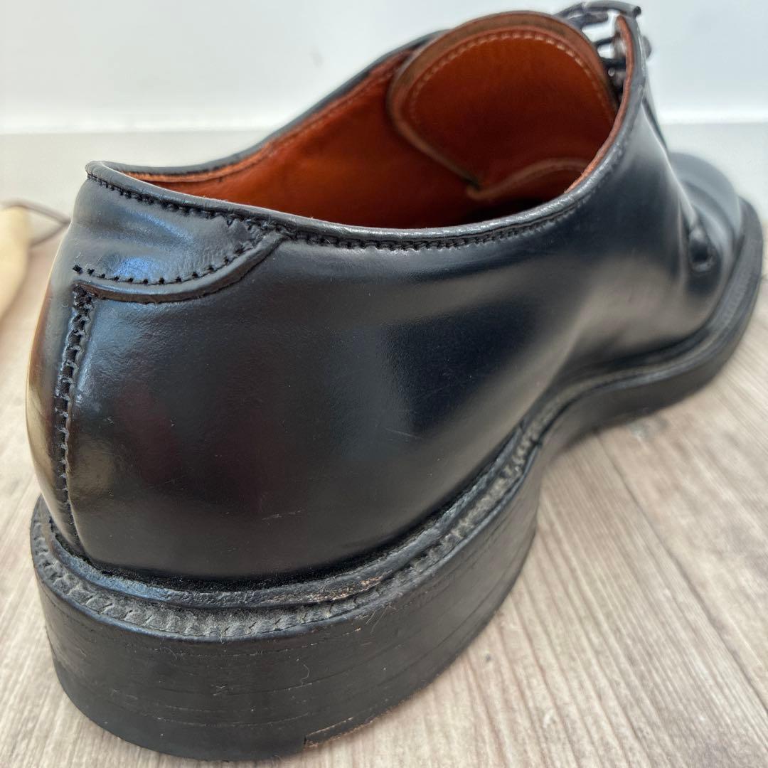 Alden 9901 プレーントゥ 黒 7 1/2 Dオールデン コードバン