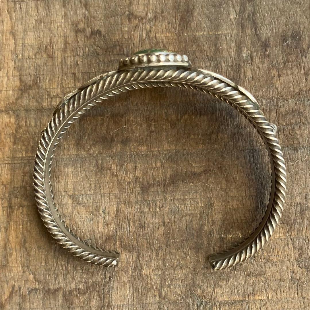 【刻印HS】ハーマンスミス/シルバーバングルSサイズ【ナバホ】