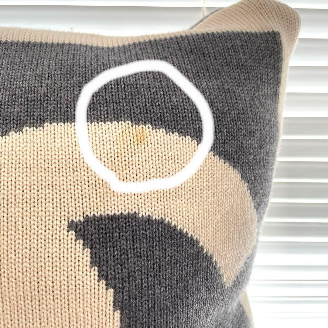 シャネル ダブルフェイスクッションカバー カシミヤ混 CHANEL