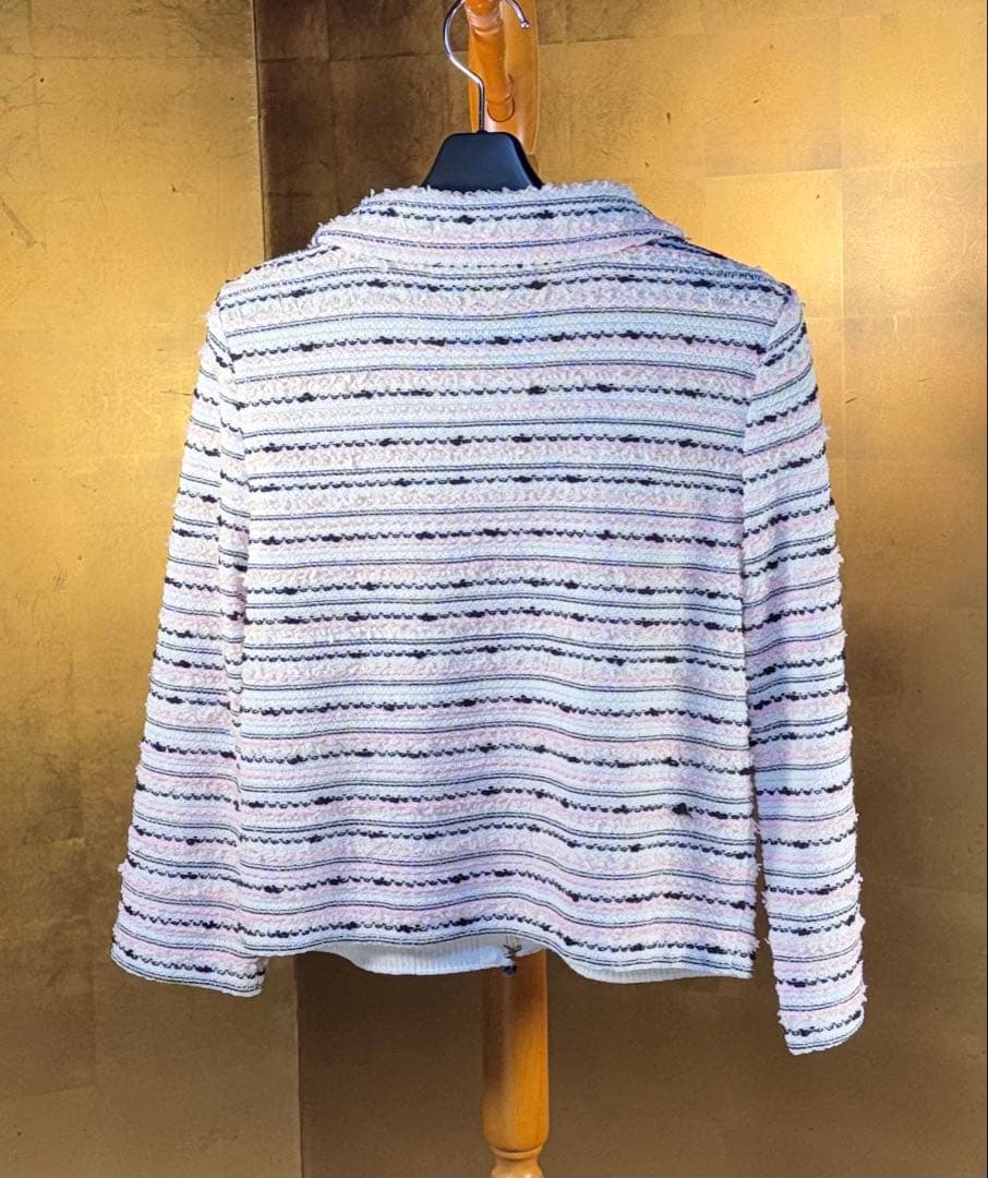 【Reneルネ】限定品DM 掲載新品タグ付定価57,200円ニットジャケット36