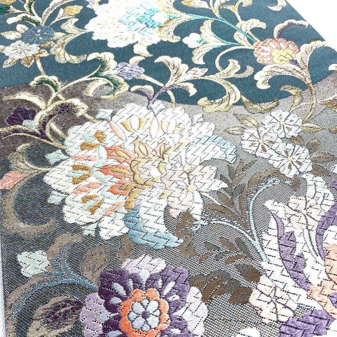 専用帯4998 ●高級 正絹 煌羅織 六通 袋帯