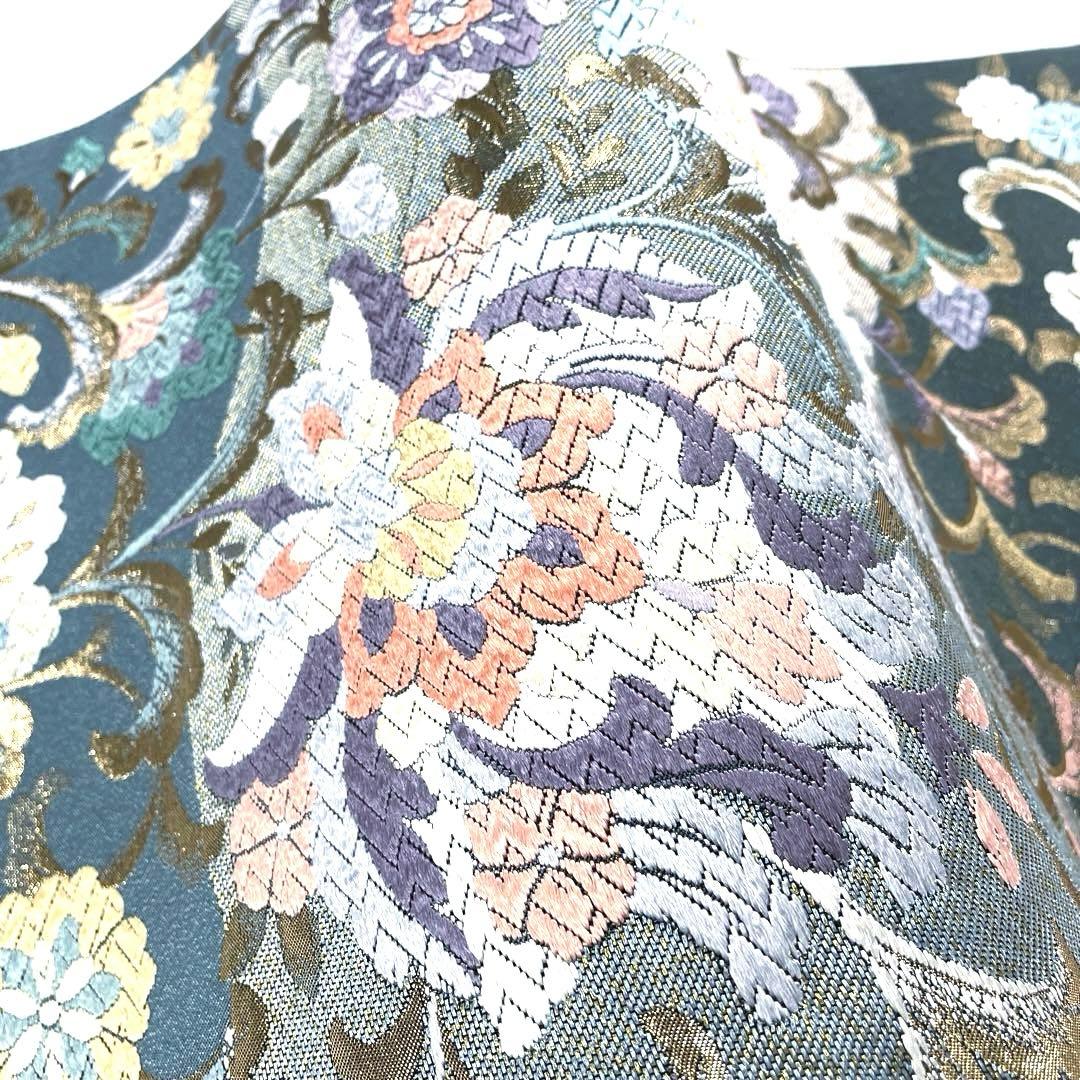 専用帯4998 ●高級 正絹 煌羅織 六通 袋帯