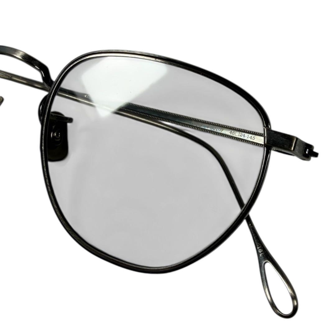 美品 EYEVAN 7282 アイヴァン 眼鏡 サングラス549 グレー8010