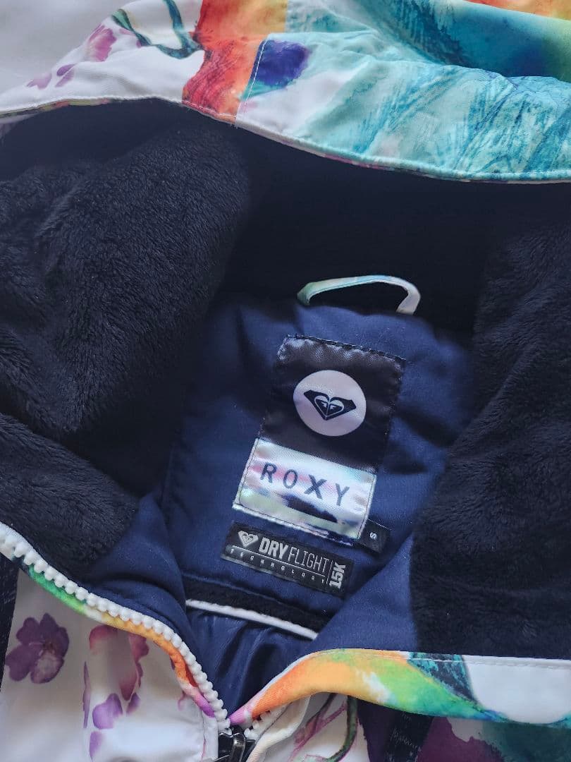 ロキシー　花柄　カラフル　バード　スノボジャケット