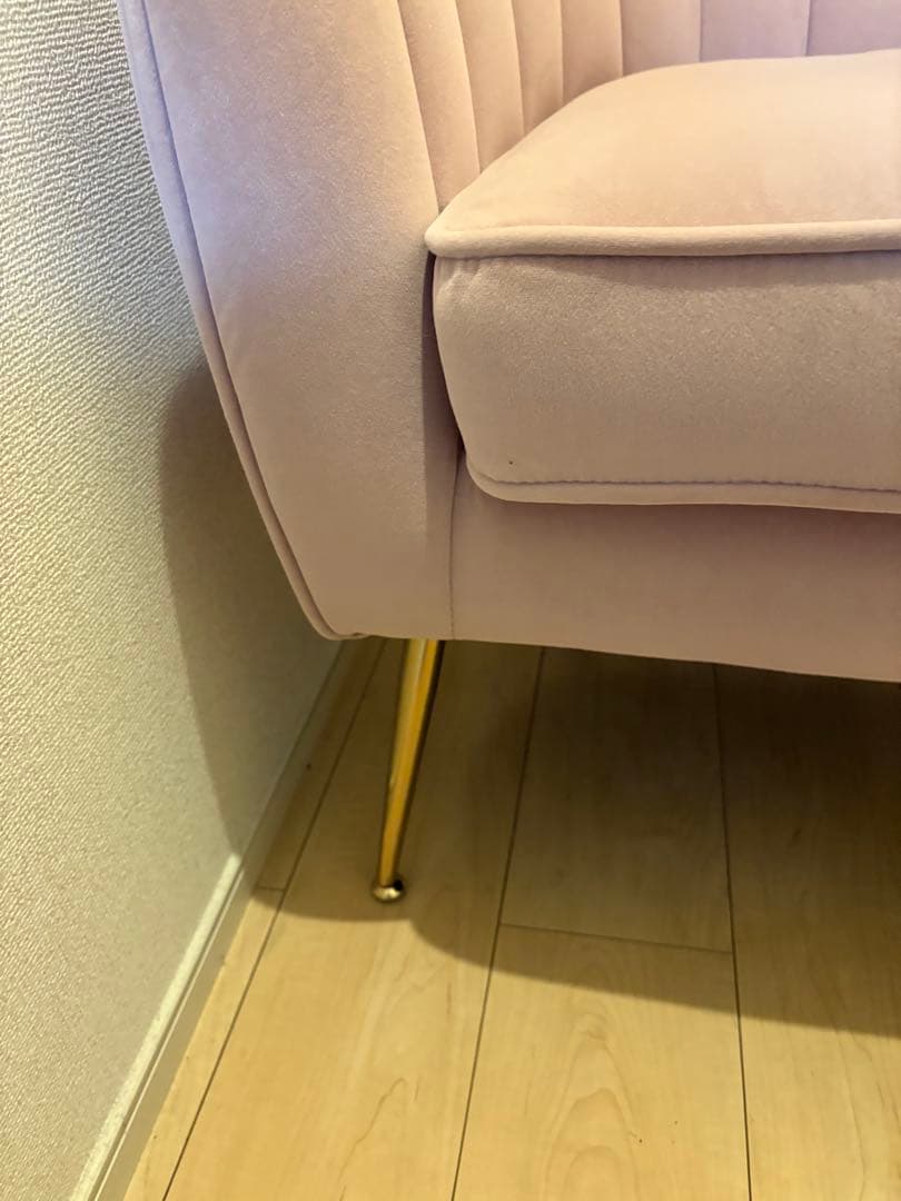 Altrobene ソファー 1人掛け ベルベット ソファ モダン 一人暮らし