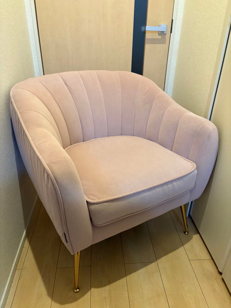 Altrobene ソファー 1人掛け ベルベット ソファ モダン 一人暮らし