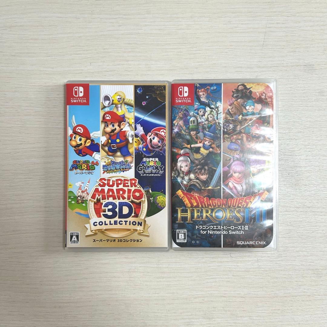 美品 ドラゴンクエストヒーローズ12とスーパーマリオ3Dコレクション 2本セット