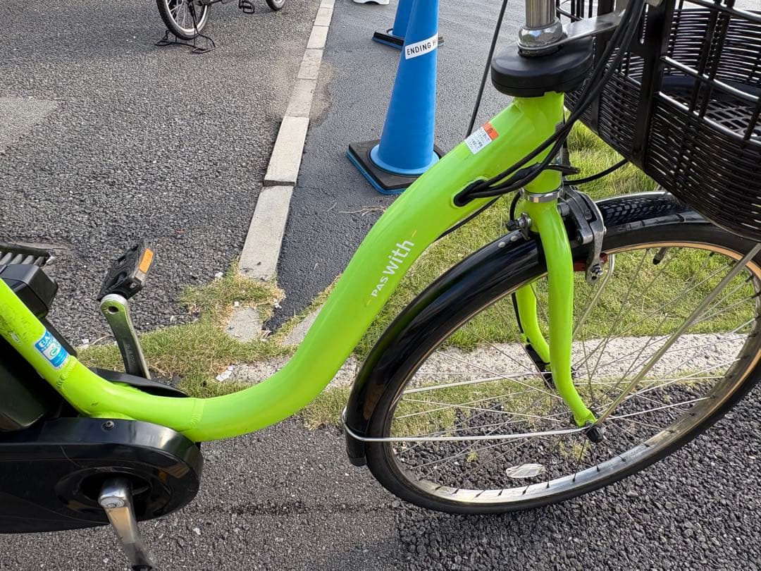 中古YAMAHA電動アシスト自転車　12.8Ah 大阪　005番