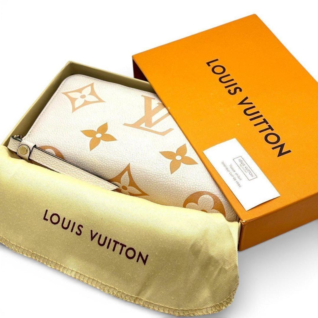 ルイヴィトン　ジッピーウォレット ジャイアントモノグラム 長財布 付属品完備