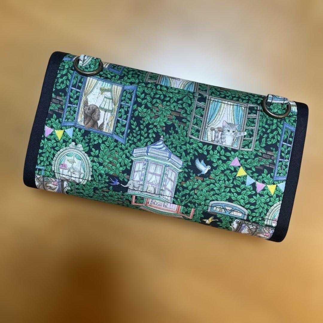 はなはなはち　長財布　やりくり財布　ハンドメイド