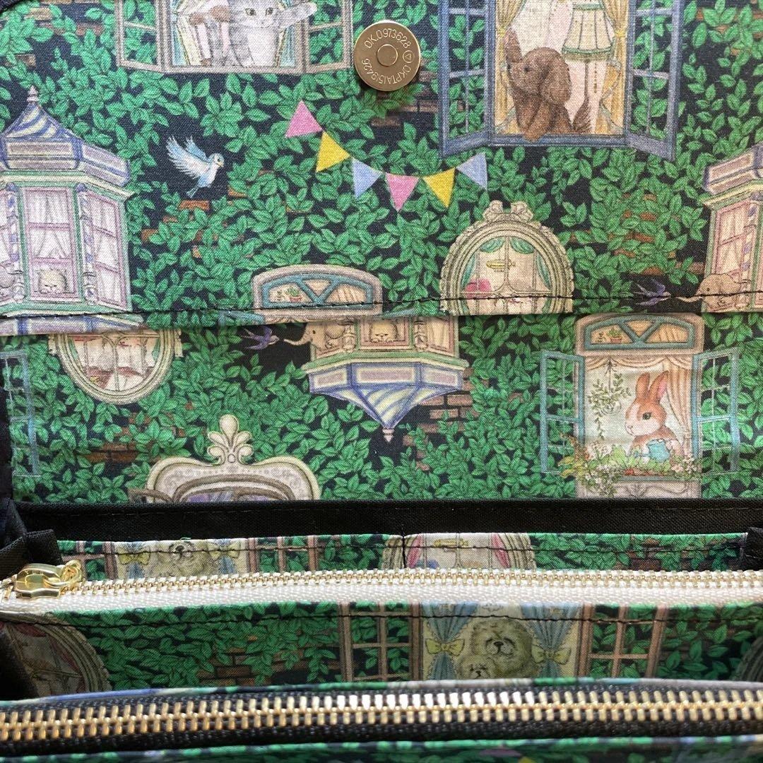 はなはなはち　長財布　やりくり財布　ハンドメイド