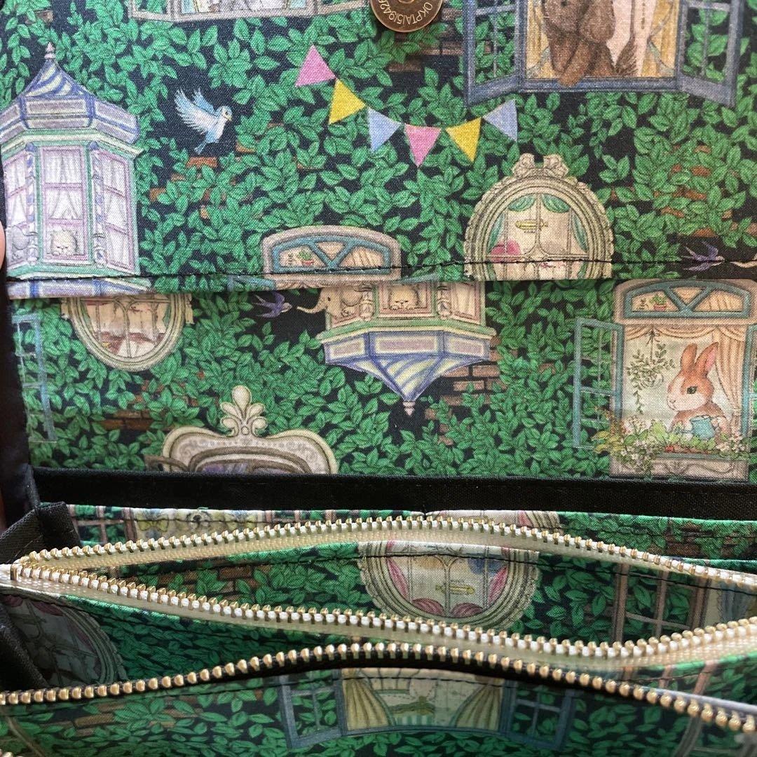 はなはなはち　長財布　やりくり財布　ハンドメイド