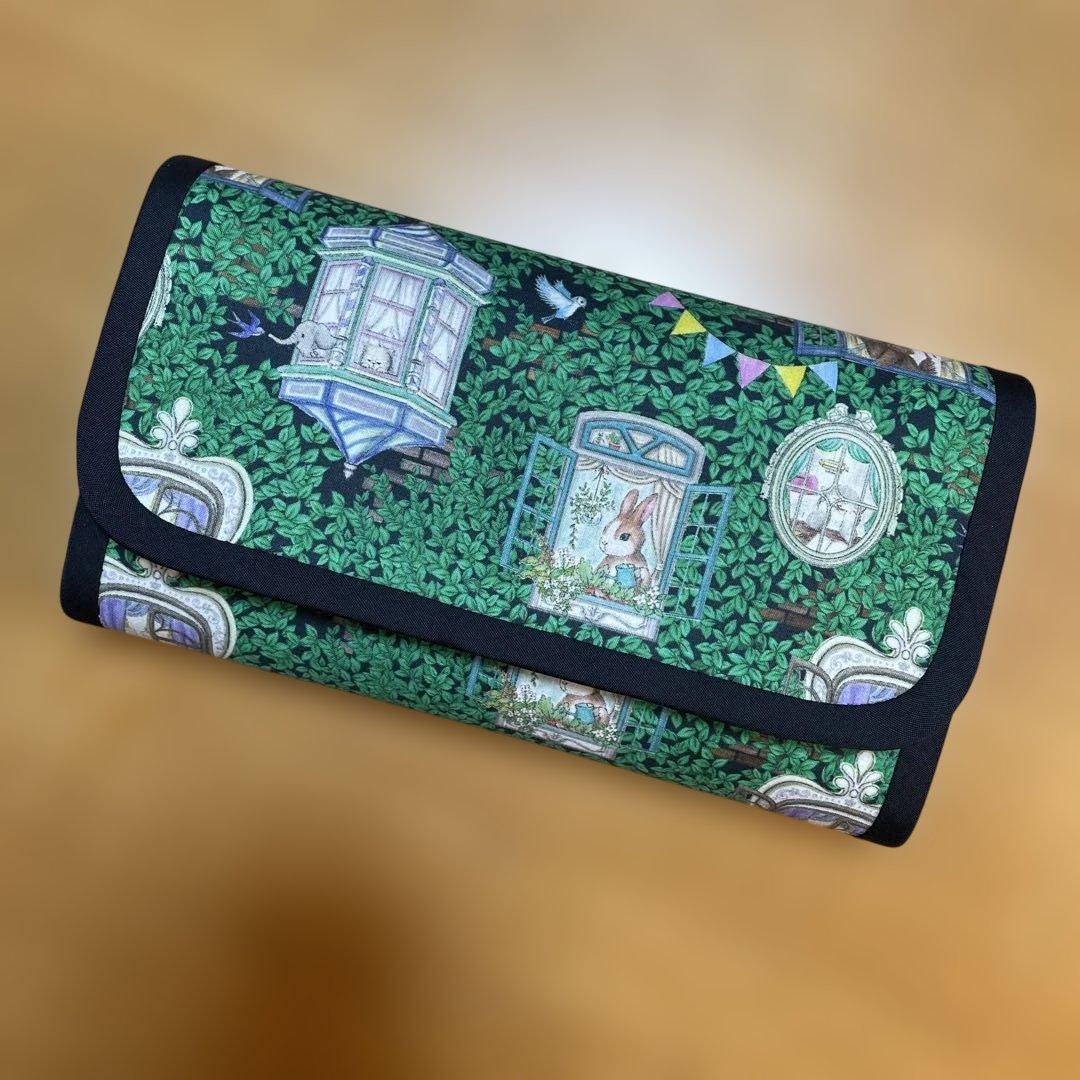 はなはなはち　長財布　やりくり財布　ハンドメイド