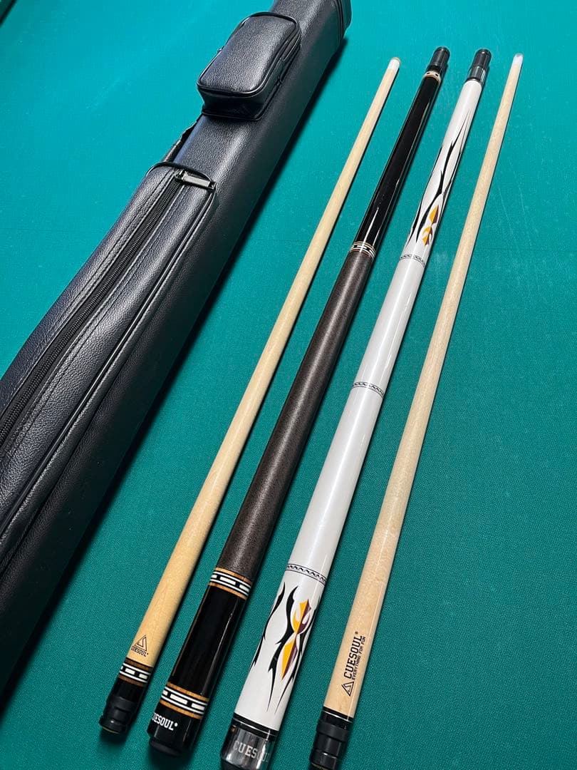 【❗️最終値下❗️】ビリヤード／CUESOULキュー2本とケースのセット
