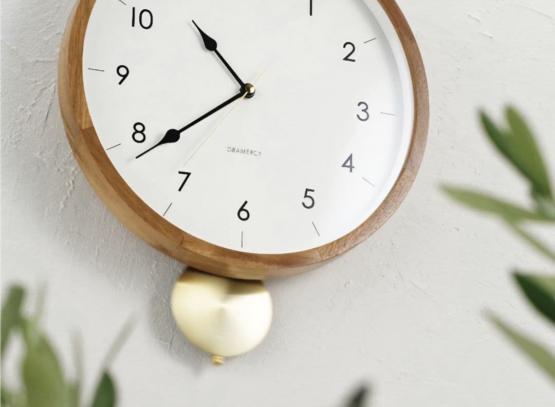 【インターフォルム公式】木製フレーム 掛時計 » 振り子時計*