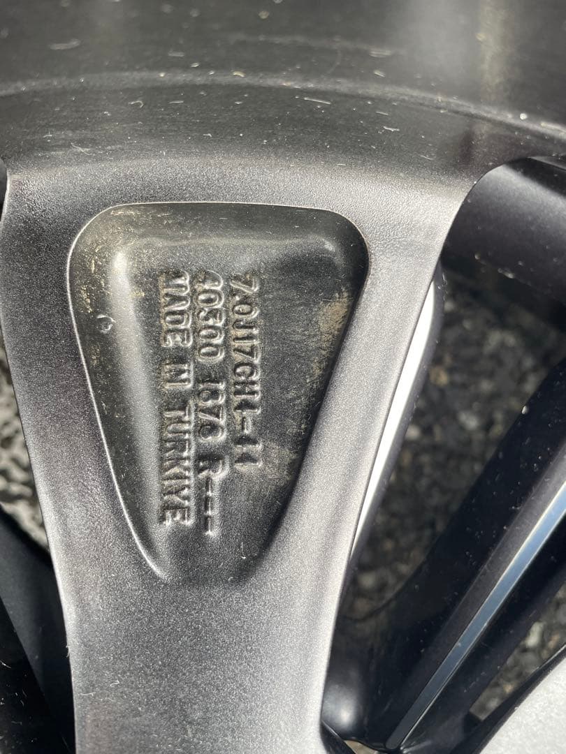 kaz　ルノー ルーテシア 純正ホイール 17インチ 7J +44