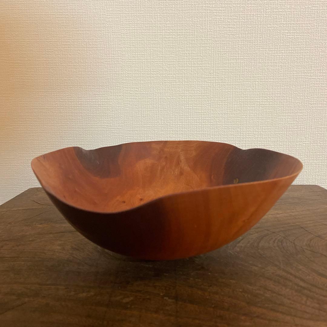 雨晴 個展 購入 木工作家 藤本健 アカギ ウッドボウル