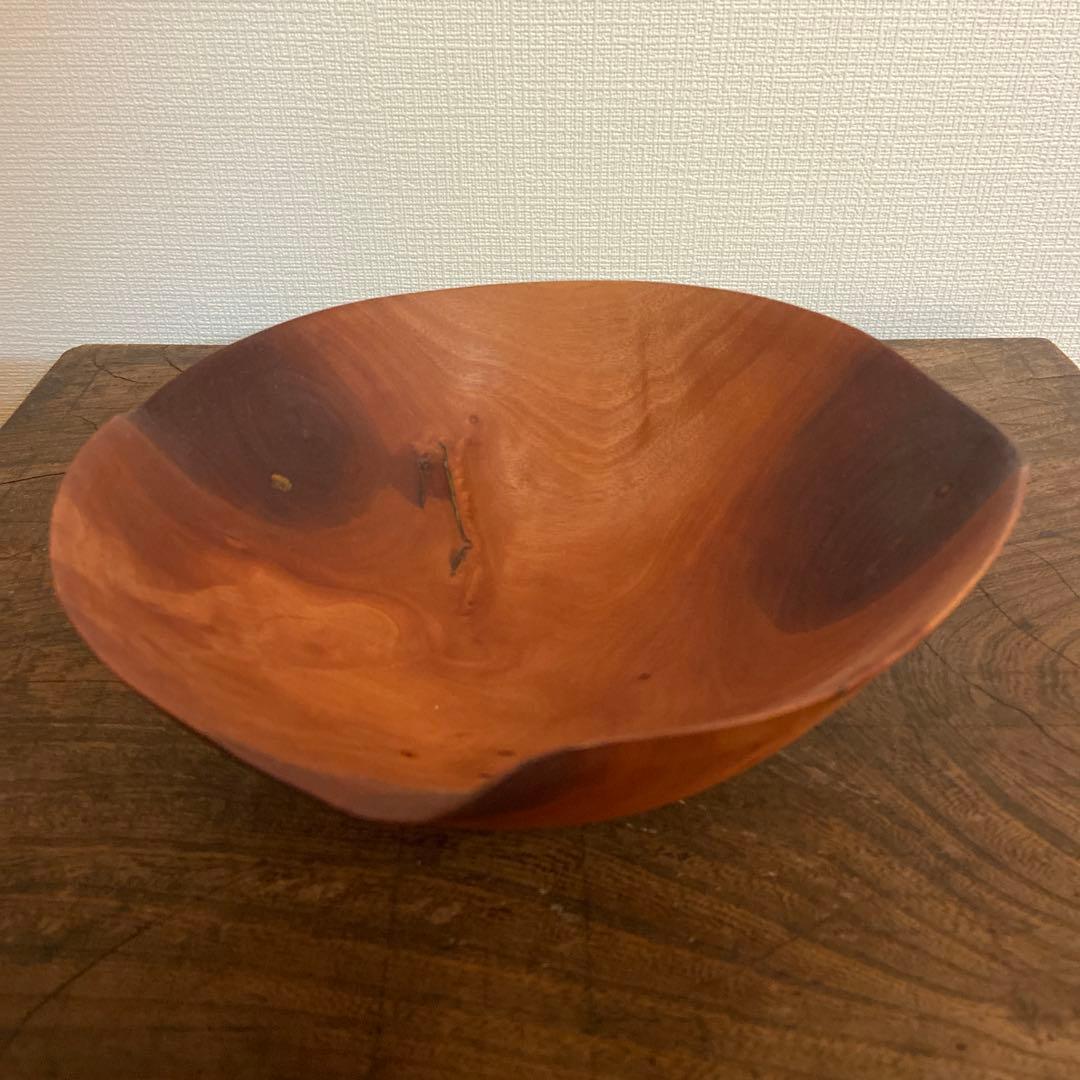 雨晴 個展 購入 木工作家 藤本健 アカギ ウッドボウル