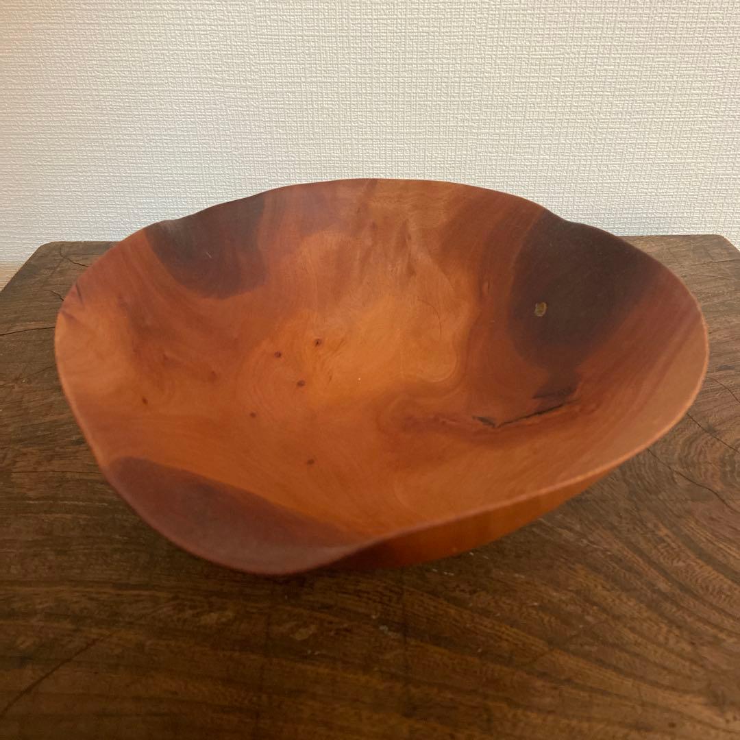 雨晴 個展 購入 木工作家 藤本健 アカギ ウッドボウル